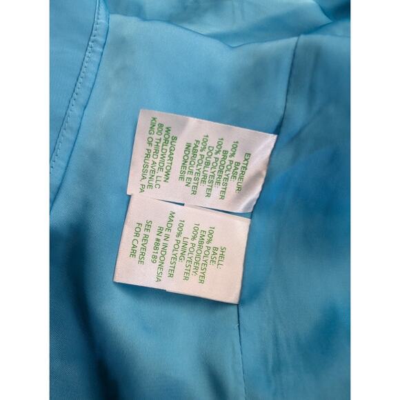 Lilly Pulitzer Geri Off-the-Shoulder Dress  Size XS – NWT – Seabreeze Blue Midi - Picture 6 of 9